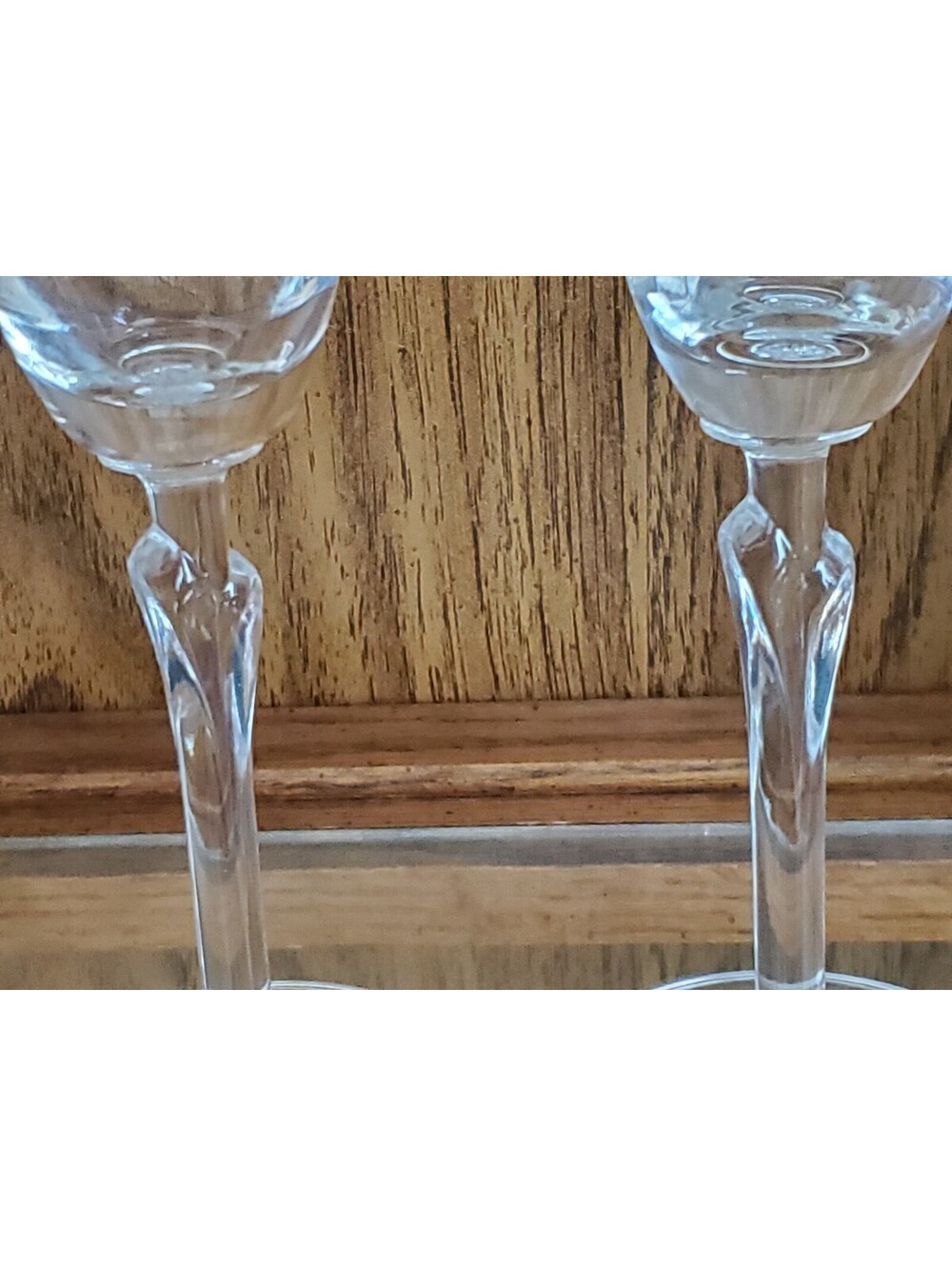 Vintage 1995 Precious Moments Bride Groom Wedding Champagne Flutes Enesco Pair - Picture 5 of 10